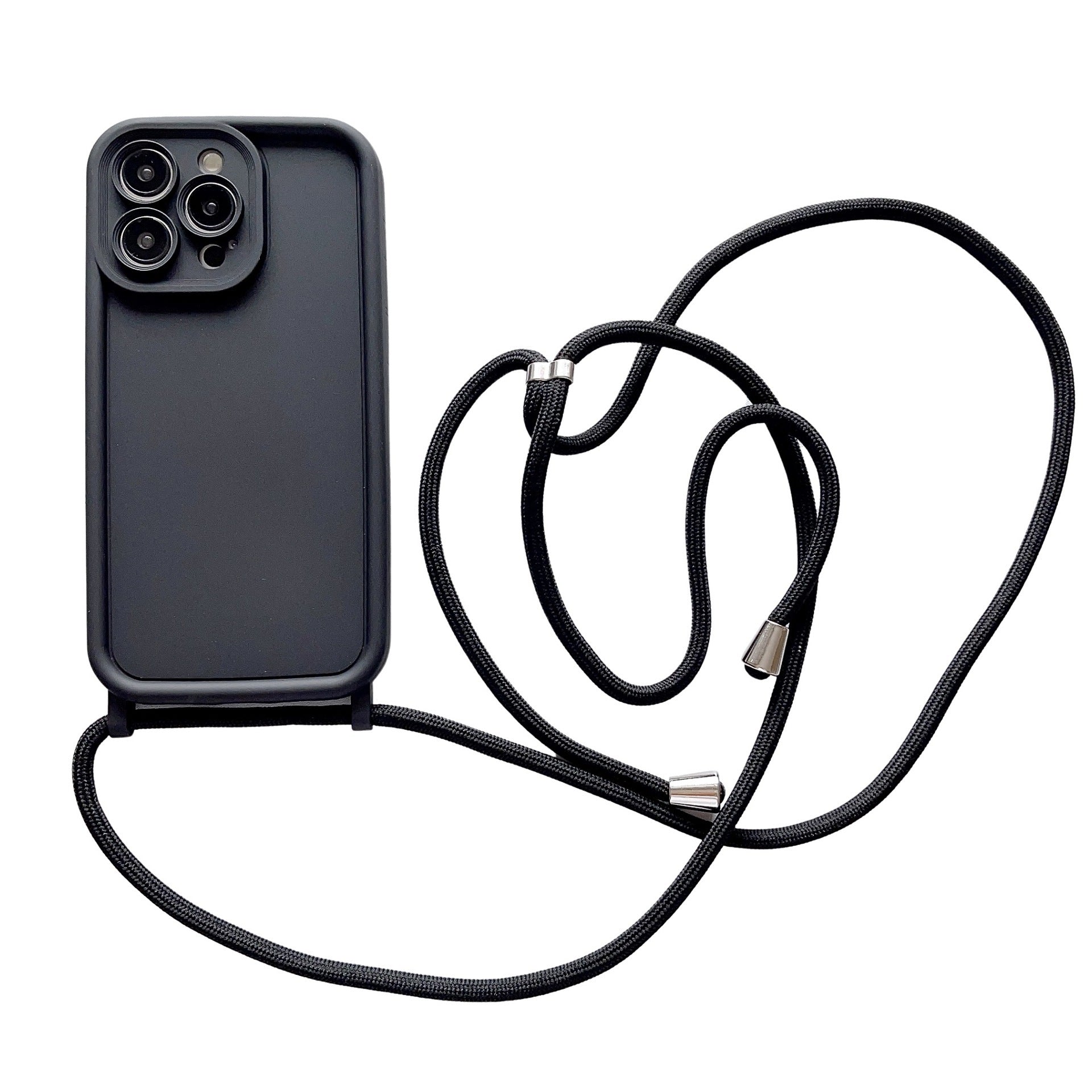 Silicone Soft Phone Case with Lanyard – Flexible & Durable Protection for iPhone & Android Devices