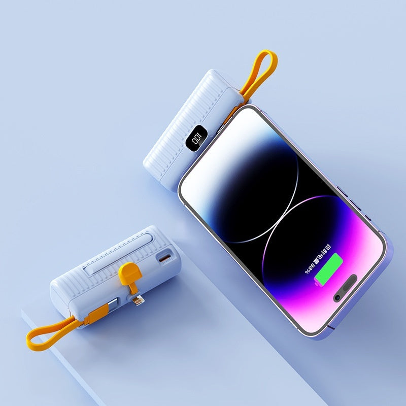 Mini Capsule Power Bank – Ultra-Portable Fast Charging Battery Pack for Mobile Devices