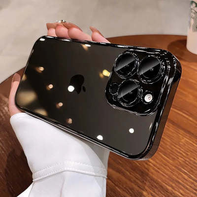 Transparent Silicone Hard Phone Case – All-Inclusive Protective Cover for iPhone & Android | Shockproof & Durable