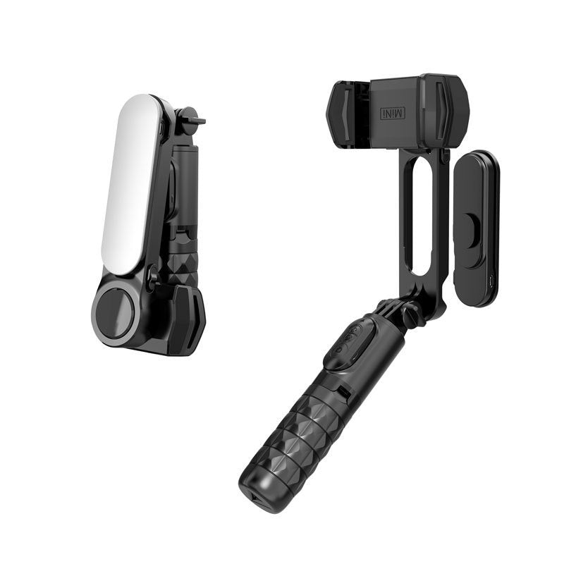 2-in-1 Handheld Gimbal & Bluetooth Selfie Stick Tripod – Stabilizer with Wireless Remote for iPhone & Android