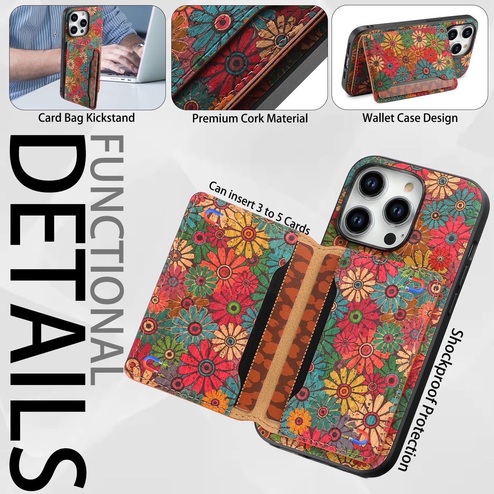 Phone Card Holder Adhesive Sleeve – Card Slot Wallet for Smartphone Case, Convenient Card Storage