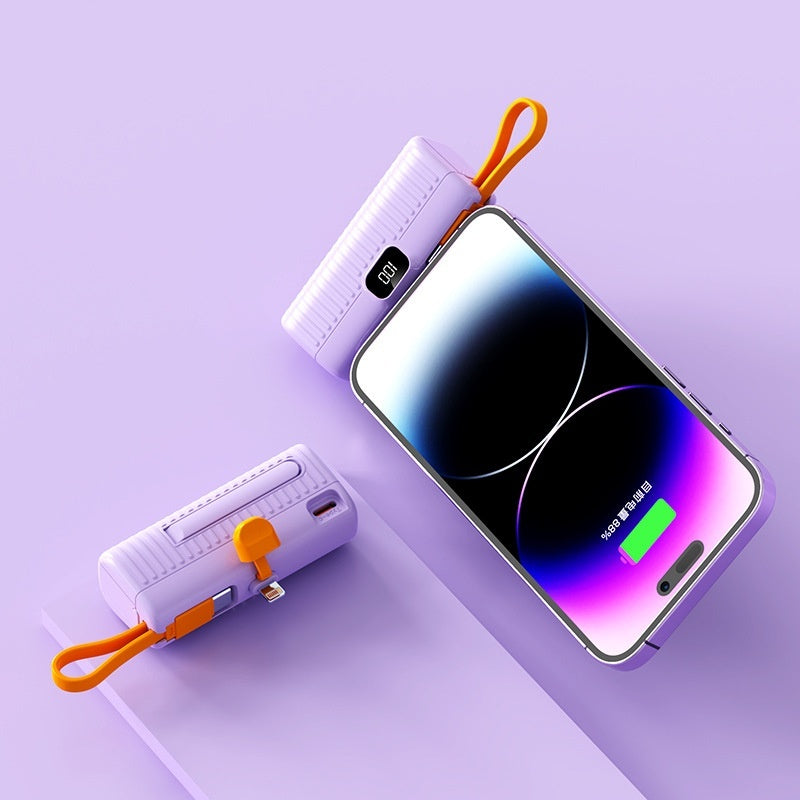 Mini Capsule Power Bank – Ultra-Portable Fast Charging Battery Pack for Mobile Devices