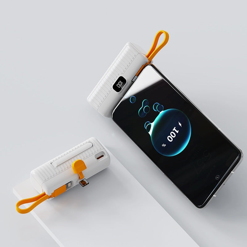 Mini Capsule Power Bank – Ultra-Portable Fast Charging Battery Pack for Mobile Devices