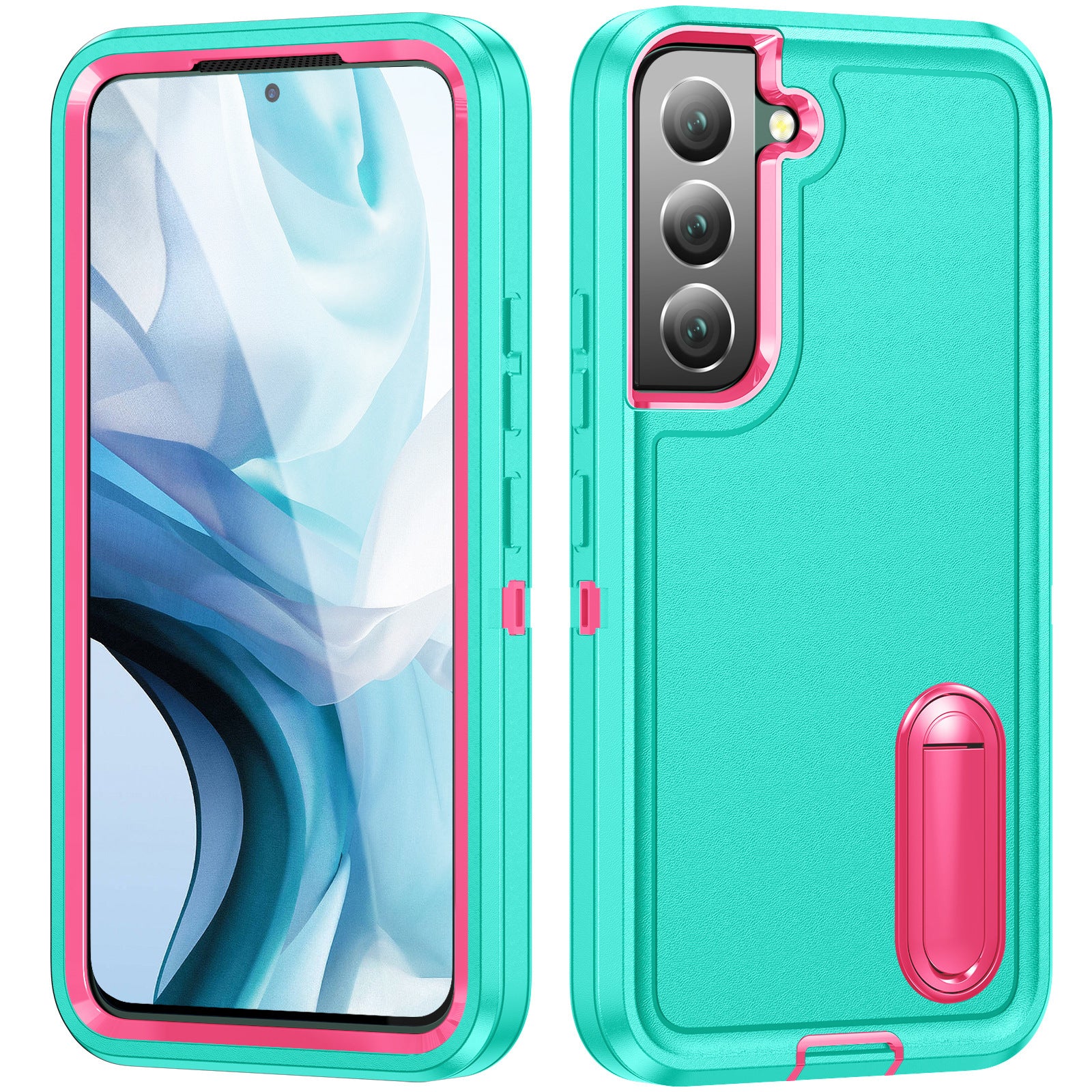 Three-Proof Mobile Phone Case with Bracket – Creative & Minimalist Design for iPhone & Android Protection