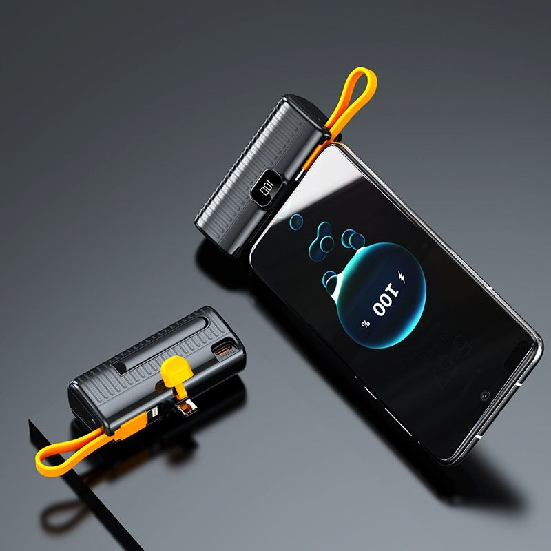 Mini Capsule Power Bank – Ultra-Portable Fast Charging Battery Pack for Mobile Devices