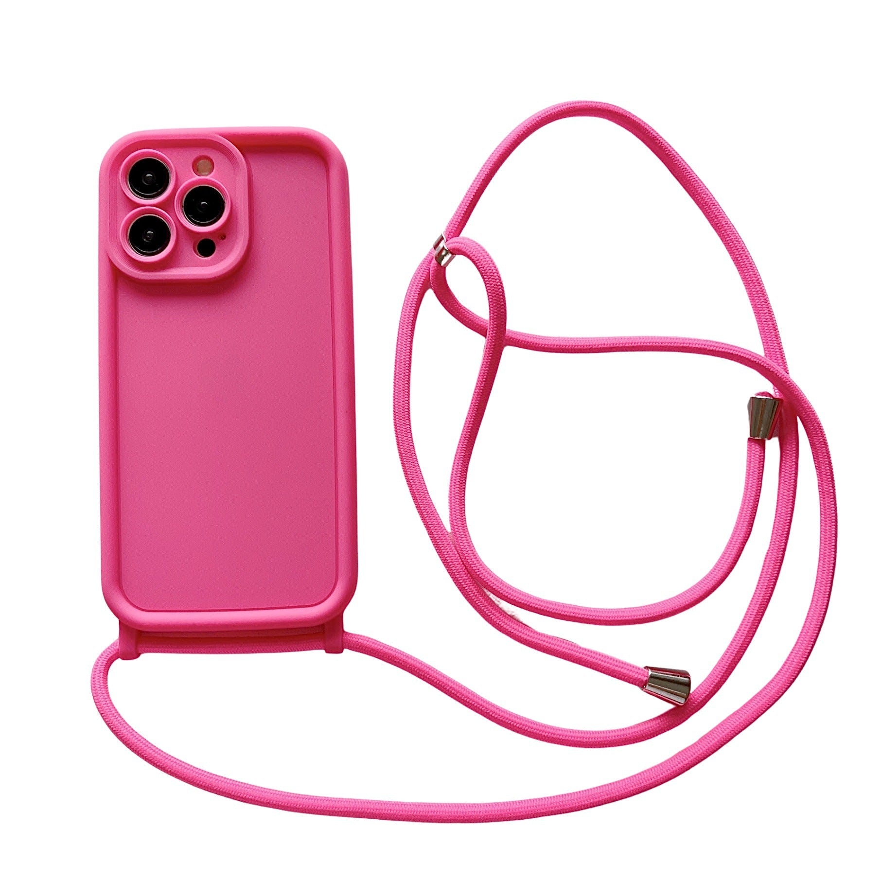 Silicone Soft Phone Case with Lanyard – Flexible & Durable Protection for iPhone & Android Devices