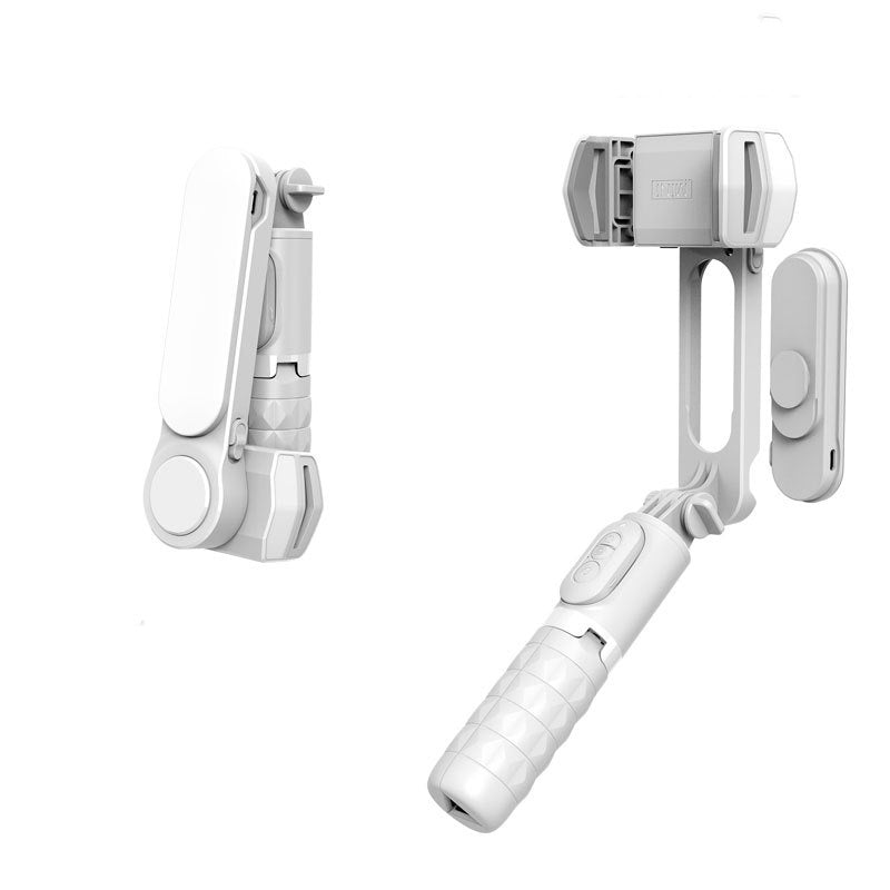 2-in-1 Handheld Gimbal & Bluetooth Selfie Stick Tripod – Stabilizer with Wireless Remote for iPhone & Android