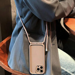 Silicone Soft Phone Case with Lanyard – Flexible & Durable Protection for iPhone & Android Devices
