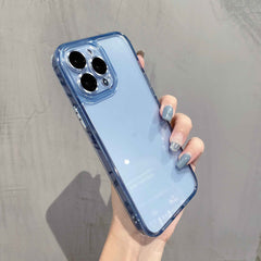 Solid Ice Crystal PC Phone Case – Soft Edge Hard Shell for iPhone & Android | Slim & Durable Protection