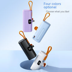 Mini Capsule Power Bank – Ultra-Portable Fast Charging Battery Pack for Mobile Devices