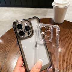 Transparent Silicone Hard Phone Case – All-Inclusive Protective Cover for iPhone & Android | Shockproof & Durable